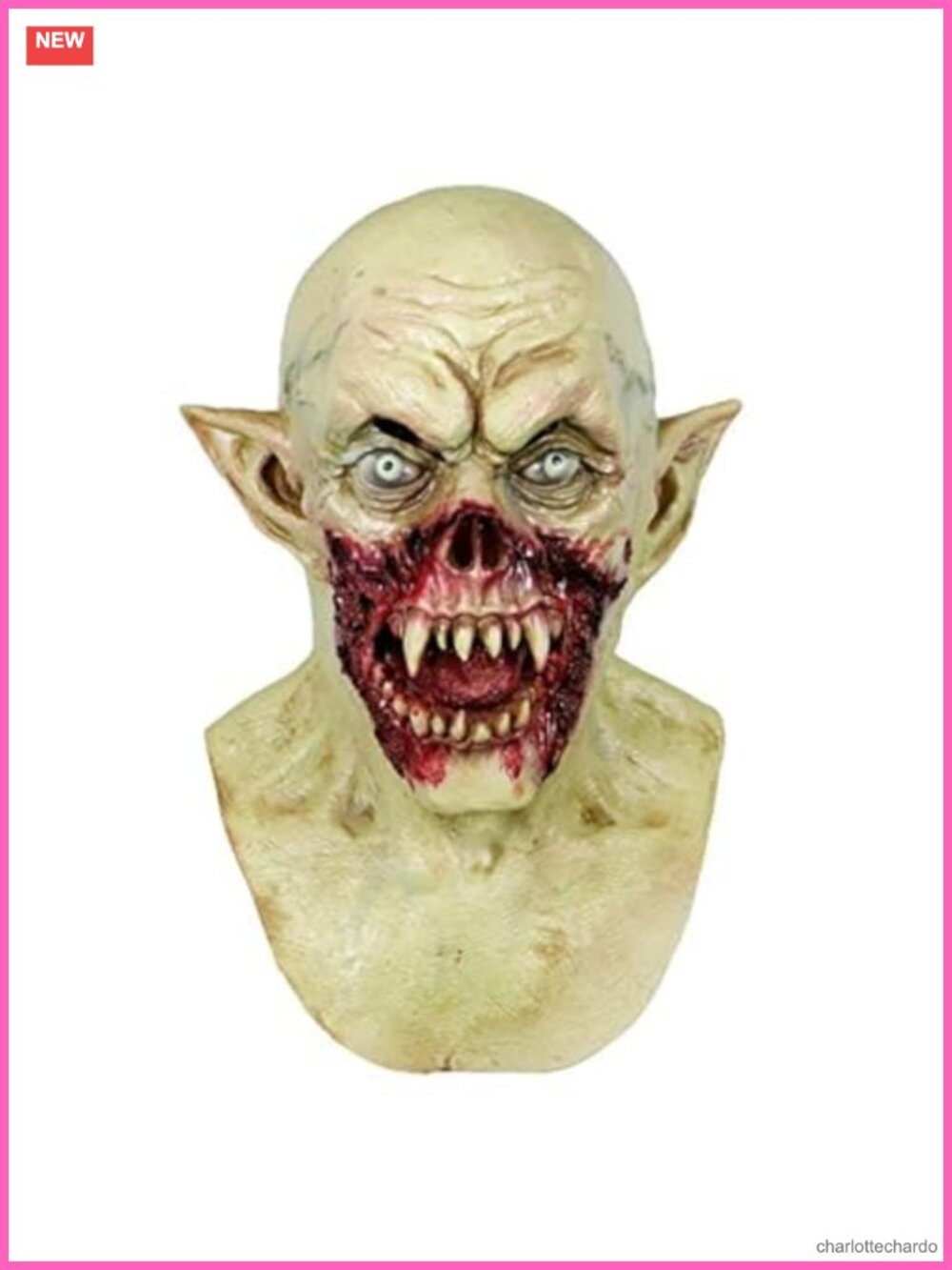 MOLEZU Vampire Mask Zombie Head Mask Adult Horror Scary Latex Halloween Costume